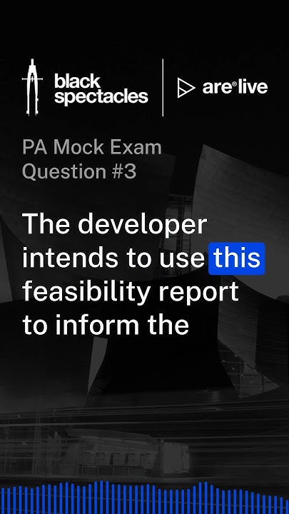 Programming & Analysis Mock Exam Question #3 | ARE 5.0 PA Mock Exam # ...