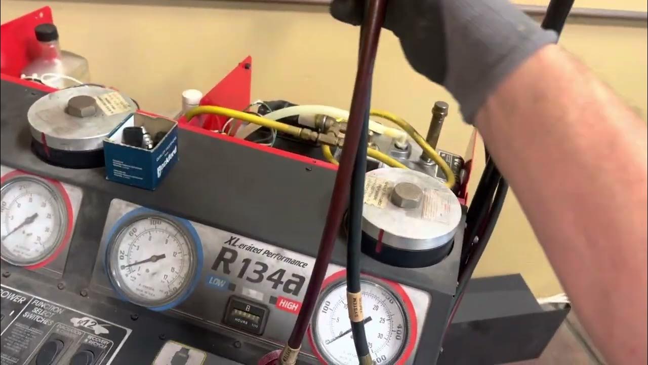 RRR AC machine not fit for service cannot pull a deep vacuum should not be used. YouTube