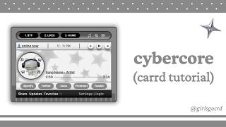 cybercore interactive carrd tutorial - cr MissDollitta