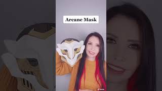 Mask from Arcane Netflix show #shorts #trending #top #diy #cosplay #halloween #arcane #ekko #howto