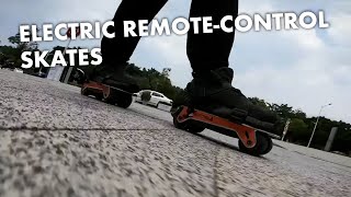 These Wearable Electric Skates Over Your Shoes