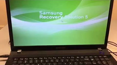 How to restore a Samsung laptop back to factory settings