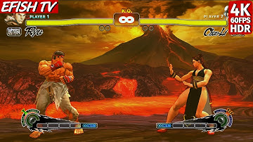 Ryu vs Chun-Li (Hardest AI) - Ultra Street Fighter IV