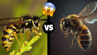 BEE VS WASP - Which is Deadlier?