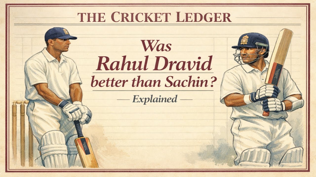Rahul Dravid vs Sachin Tendulkar: Who Had the Tougher Role? Deep Dive | The Cricket Ledger