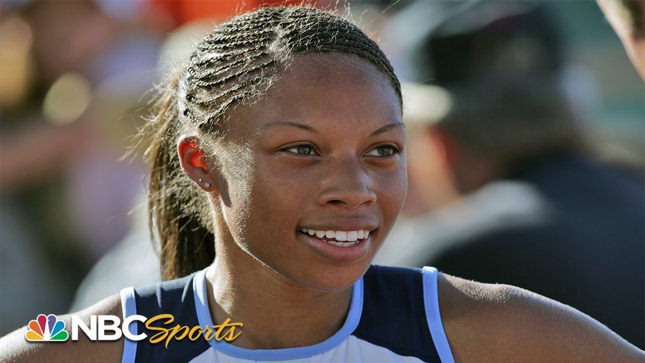 18-year-old Allyson Felix stuns at her first Olympic trials | NBC Sports