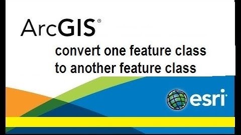 Feature to Polygon in ArcGIS I How to convert one feature to another feature class in ArcGIS