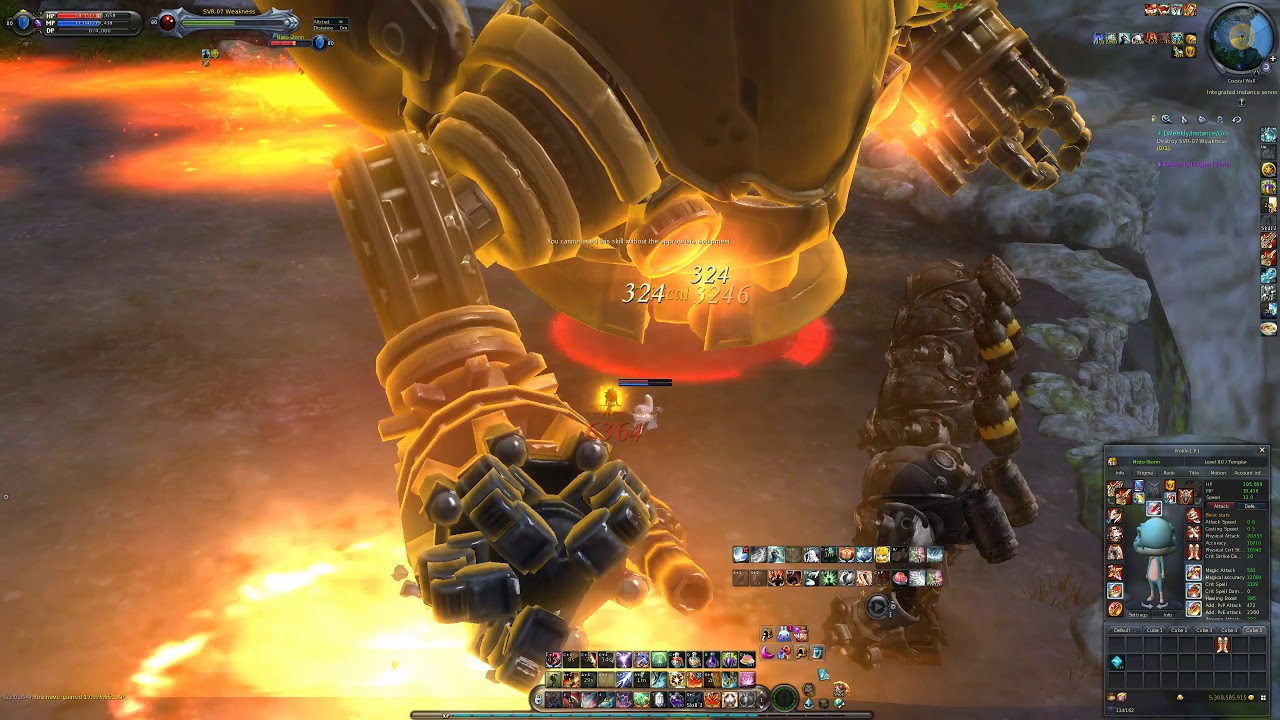 Aion 7.8 - Beninerk's Manor easy mode solo - Video with music in the description