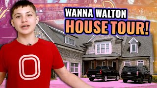 Prodigy WANNA WALTON Gives Mansion Tour! 'Ashtray' Spills Euphoria SECRETS & Shows Basketball Skill?