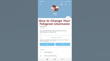 How to Change Your Telegram Username | Telegram me username ko kaise change kare #telegram