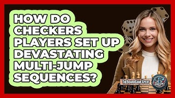 How Do Checkers Players Set Up Devastating Multi-jump Sequences? - The Board Game Xpert