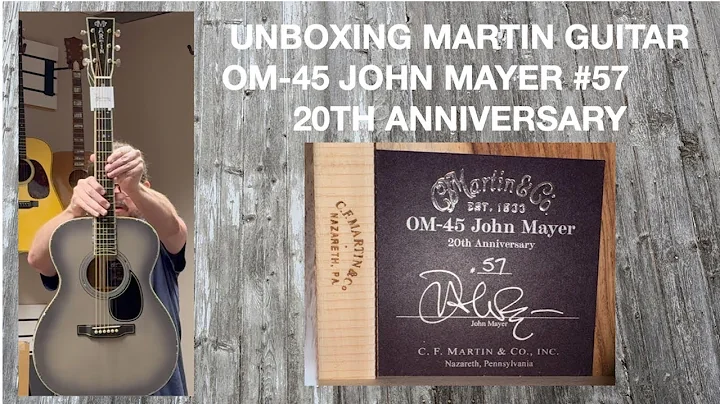 Unboxing Martin OM-45 John Mayer 20th Anniversary #57
