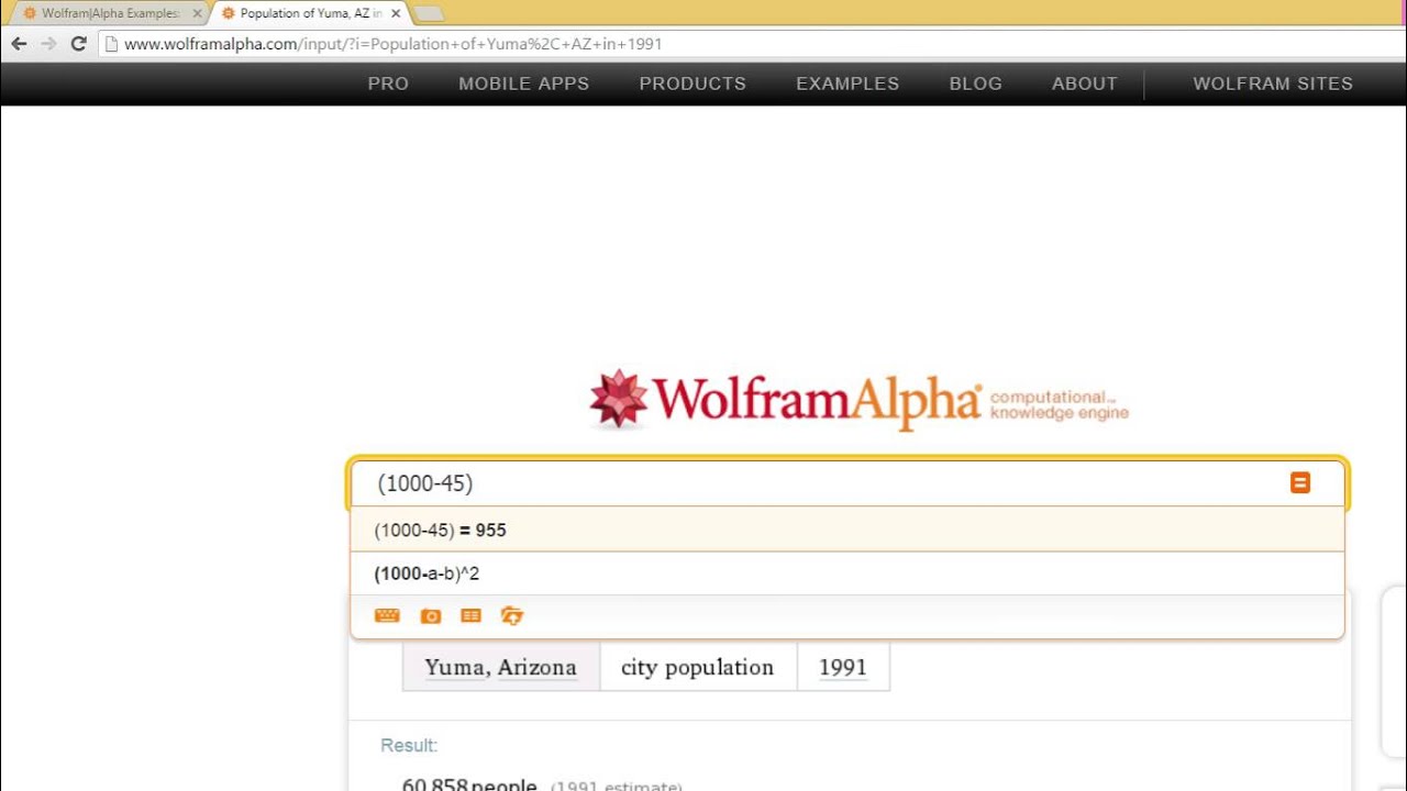 WolframAlpha - YouTube