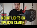 How to mount lights on speaker standsgravity stands  dj gear review