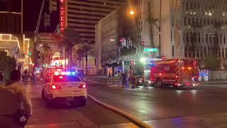 Downtown Parking Garage Damaged By Fire On September 17 In Downtown Las Vegas
