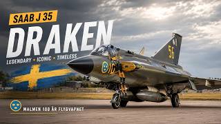 Action of the legendary Swedish Fighter Jet | Saab J-35 Draken | #draken