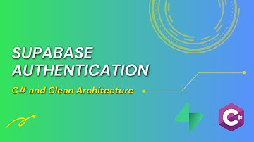 Supabase Authentication with .NET 8 and Clean Architecture using JWT tokens