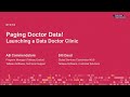 Page doctor data  launch a data doctor clinic