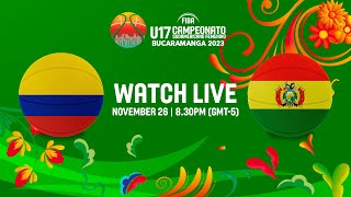 Colombia v Bolivia | Full Basketball Game | South American U17 Women's Championship 2023