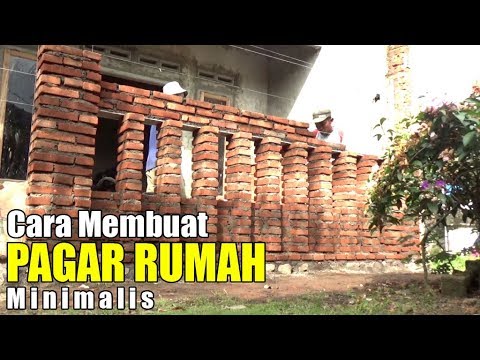 CARA MEMBUAT PAGAR  RUMAH  MINIMALIS 1 YouTube