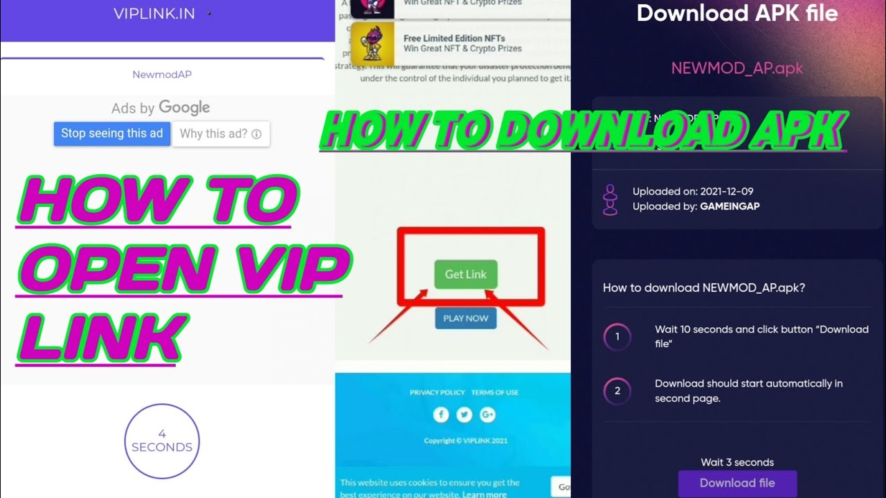 HOW TO UNLOCK VIPLINK /HOW TO DOWNLOAD FFH4X INJECTOR MY LINK
