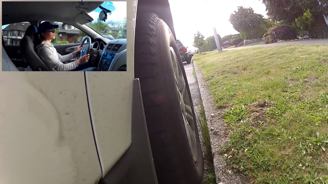 Hill Parking Uphill with Curb YouTube