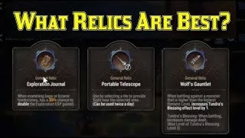 Tier List of All Ancient Inheritance Relics -  (REUPLOADED)