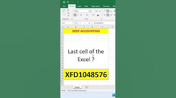 Last cell of Excel #excel #shorts #shortsvideo #viralvideo #viral
