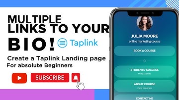 Taplink Tutorial: How To create a Landing Page with your Smartphone. Taplink For Beginners 2023 Pt2.