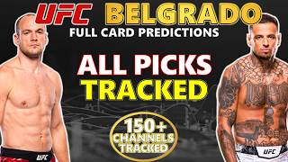 Overview of ALL PREDICTIONS (1,100+ Picks!) for UFC Belgrade: Medic vs. Rodriguez