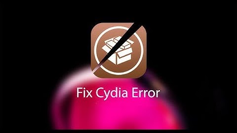 How To Fix Broken Cydia after Update