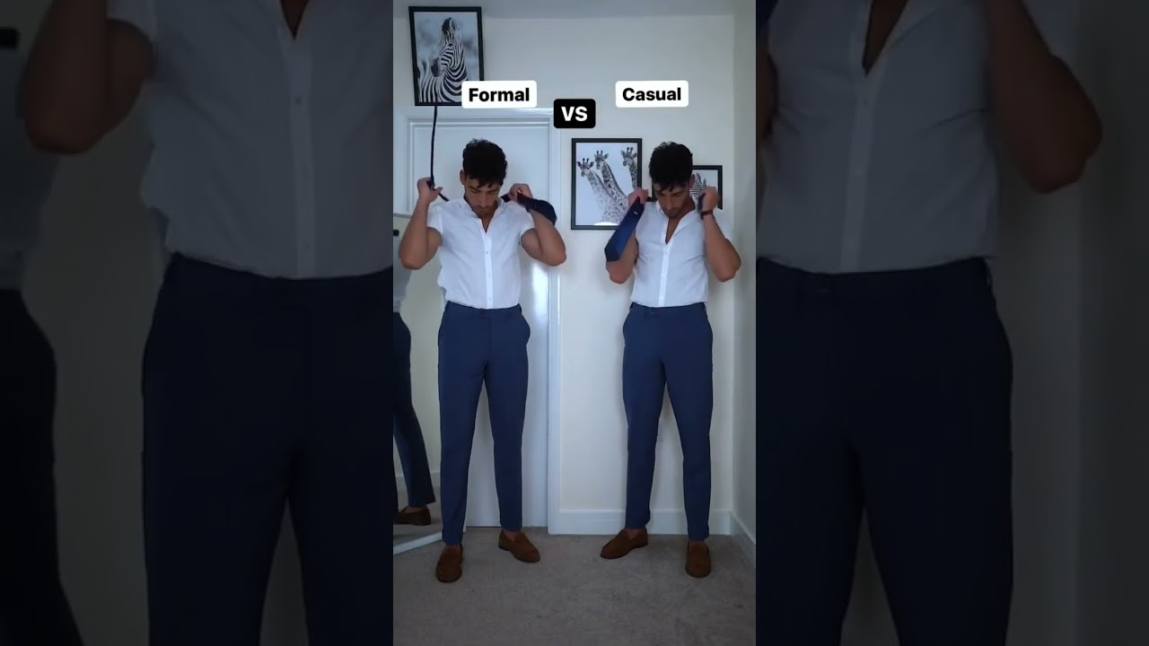 formal VS casual dress