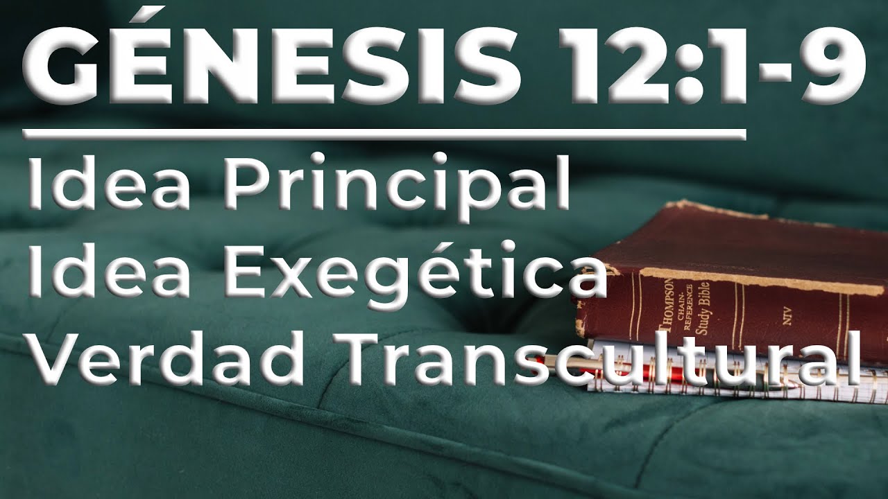 Estudiando La Biblia [Cómo Estudiar La Biblia - Génesis 12:1-9]