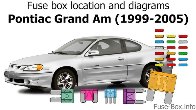 Fuse box location and diagrams: Pontiac Grand Am (1999-2005) - YouTube | 2005 Grand Am Fuse Box | | YouTube