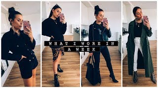 WHAT I WORE IN A WEEK | AD | Hello October