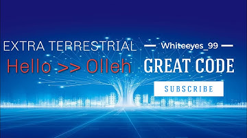 Membuat Huruf Terbalik Dengan Program C++ | Sololearn Extra Terrestrial