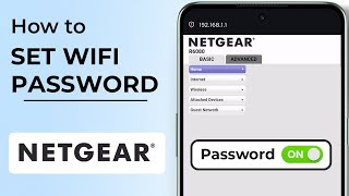 ✅ How to setup WiFi password on NETGEAR router on phone | WiFi security v1