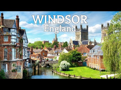Windsor, England ?? - Windsor Castle and Town Centre - Walking Tour 4K