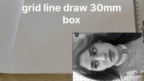 How to make perfect Grid for perfect Outline in A4 Size paper | Beginners see this video Carefully