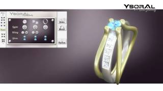 Ysoral .Set Rings Abelinda & Abeline Nano Mesh.