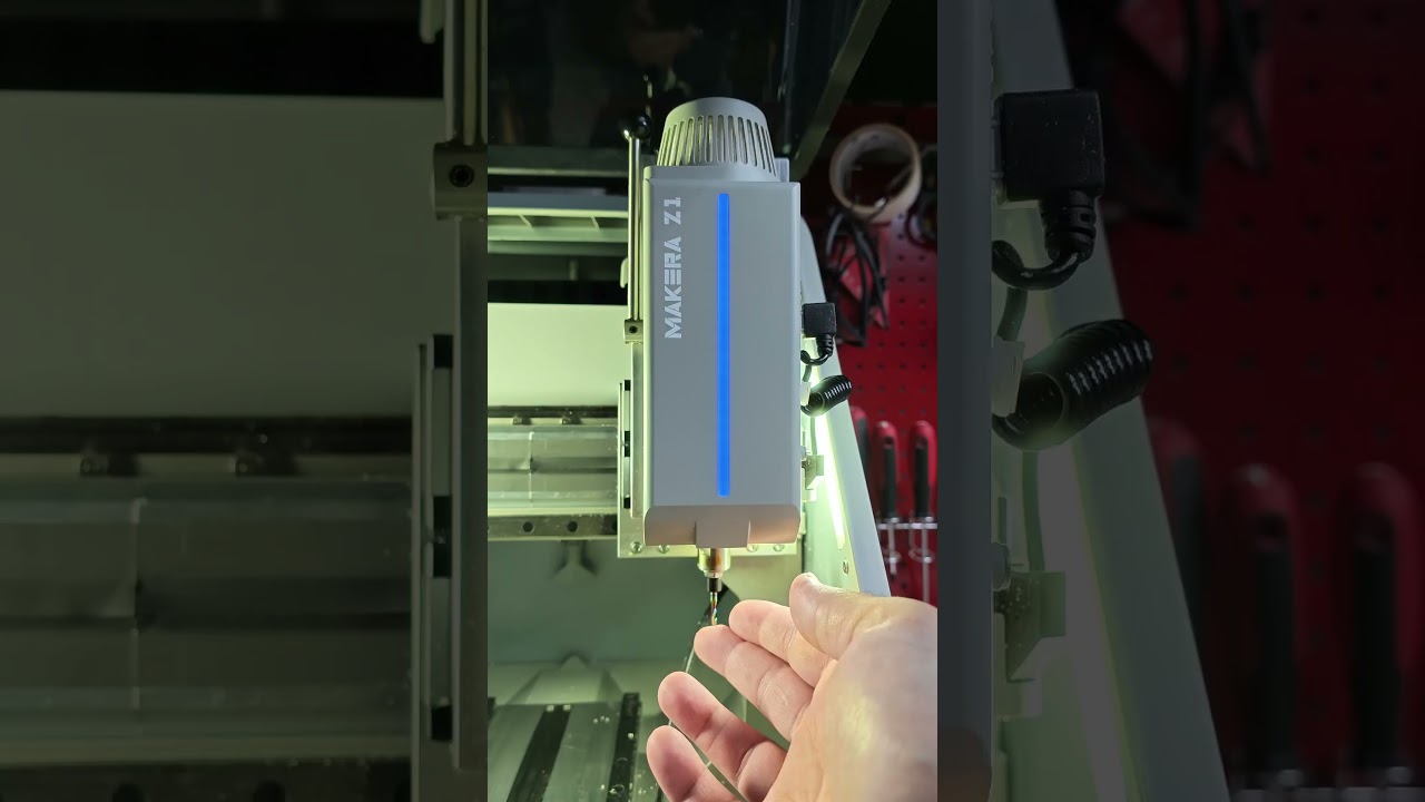 Changing CNC bits without wrenches? Yes, please! 🔥 MAKERA Z1