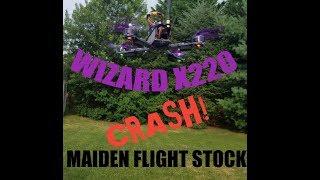 EACHINE WIZARD X220 MAIDEN FLIGHT STOCK FROM BANGGOOD.COM