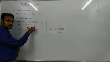 Formula Method | Quadratic Equations | Algebra | S.S.C | By Arsalan Sir