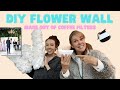 DIY COFFEE FILTER FLOWER WALL || Save hundreds of dollars on this DIY wedding hack!
