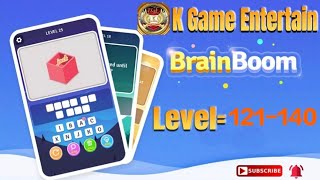 Brain Boom Level //121-140 All Levels Let's Play With @K Games Entertainment #brainboom screenshot 5