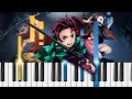 Demon Slayer Season 3 OP - Kizuna no Kiseki - Piano Tutorial