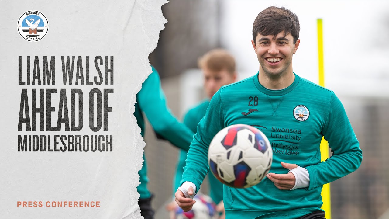 Liam Walsh ahead of Middlesbrough Press Conference YouTube