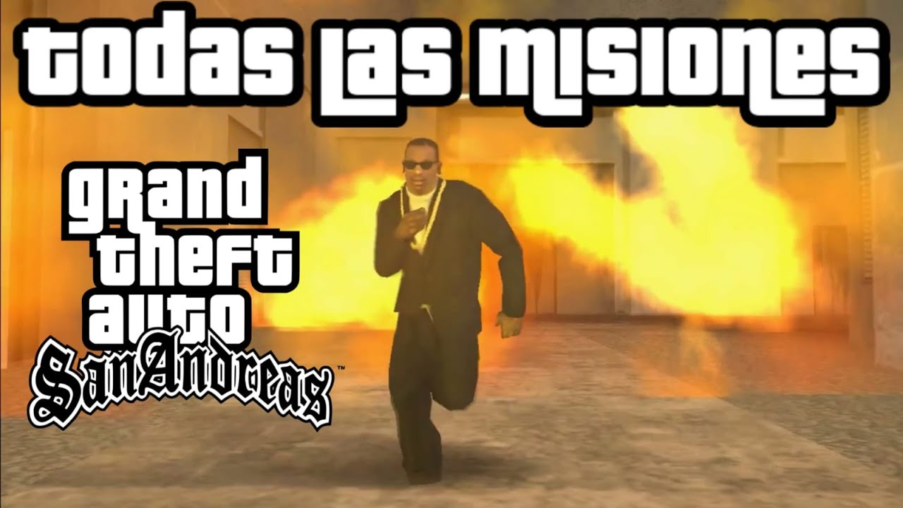TODAS las MISIONES de GTA San Andreas - JUEGO COMPLETO - YouTube