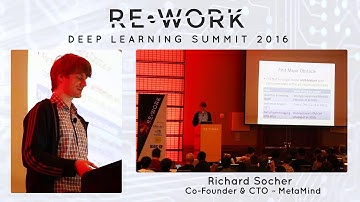 Richard Socher, Founder & CEO, MetaMind - RE•WORK Deep Learning Summit 2016 #reworkDL