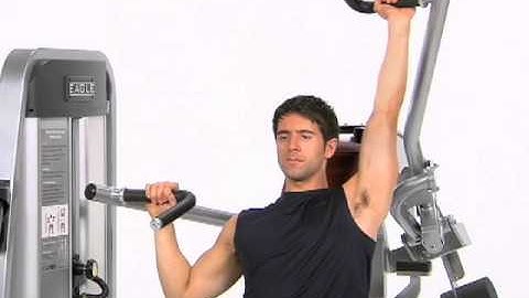 Alternating, Machine Defined Shoulder Press - Cybex Eagle Shoulder Press